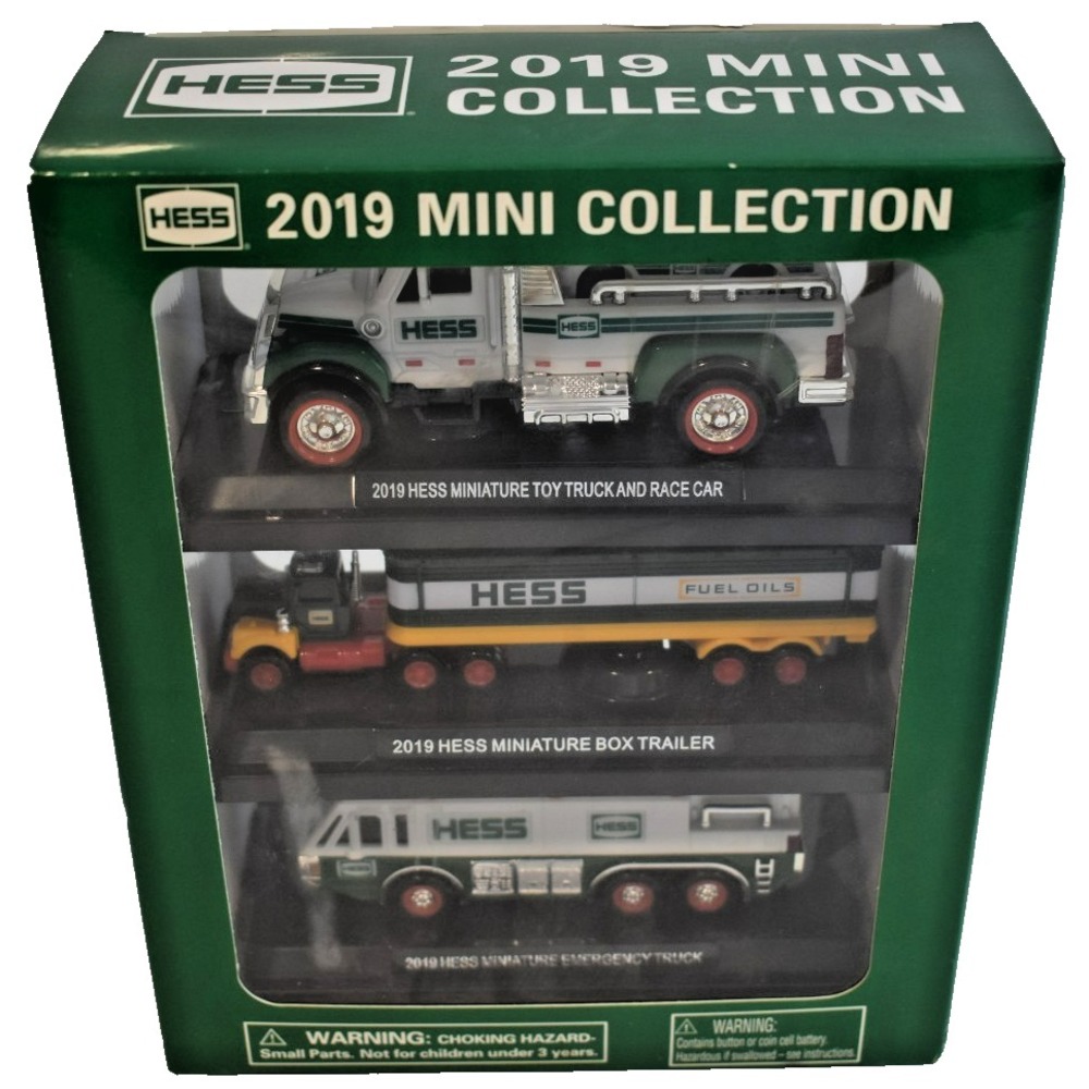 2019 HESS Mini Collection Set of 3 Trucks Mint in Box NEW 729071000657